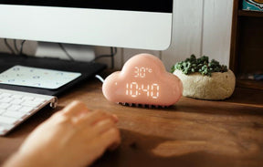 Creative Cloud Alarm Clock Led Snooze Small Alarm Clock