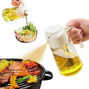 2 in 1 Oil Sprayer for Cooking, 17oz/500ml