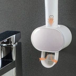 Wall Mounted Automatic Toothpaste Dispenser Squeeze