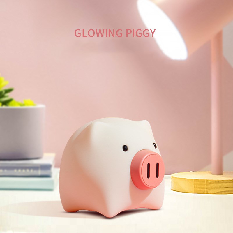 Ye Mingzhu Pig emotional silicone lamp