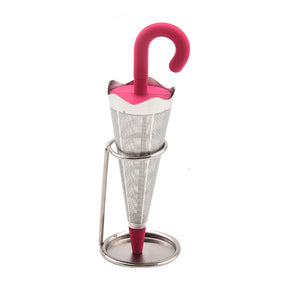 Creative Umbrella Tea Strainer Silicone Stainless Steel Kitchen Gadgets