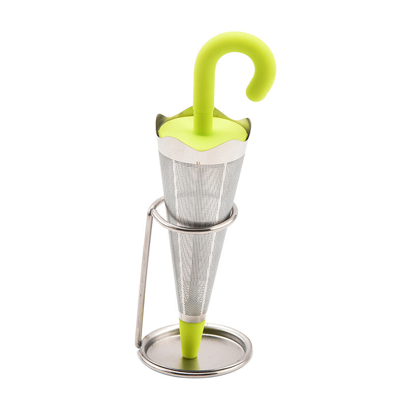 Creative Umbrella Tea Strainer Silicone Stainless Steel Kitchen Gadgets